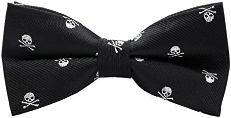 Mumusung Men's Punk Skull Bowtie