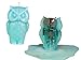 Owl Candle – Unscented – Skeleton Candles – Blue