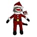 Santa Holiday Sock Monkey 12-Inch Plush