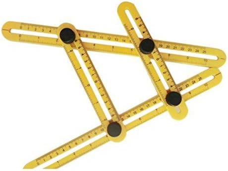 HOOYE Angle Measurement Tool - Angleizer Tile & Flooring Template Measure Ruler and Layout Tools for Handymen, Builders, Craftsmen (ZHEDIECHI)