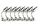 60pcs 316L Surgical Stainless Steel Barbell Nose Lip Nipple Rings Septum Tongue Eyebrow Piercing Jewelry Set 14G 16G 18G