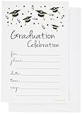 Graduation Celebration Invitations - Fill In Style (20 Count) With Envelopes