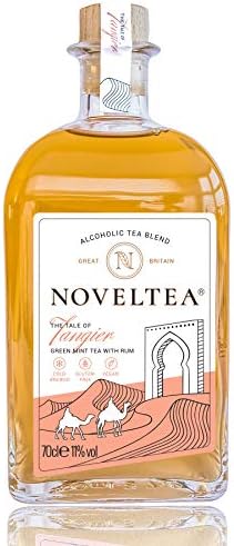 Alcoholic Tea, Green Mint Tea with Rum, 70cl, 11% abv - The Tale of Moroccan Mint - Tea with Spirit by NOVELTEA - Rum and Tea Gift