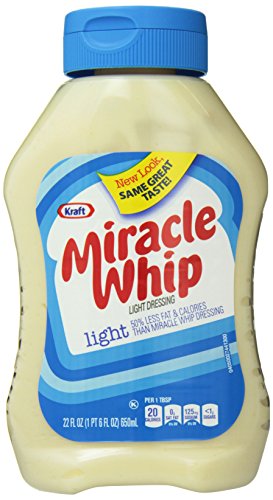 Miracle Whip Light Dressing, 22 Ounce (Pack of 8)