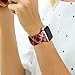 Kaome Floral Bands Compatible with App le Watch Band 38mm 40mm, Soft Silicone Fadeless Pattern Printed Replacement Strap Bands for Women, Compatible with iWatch Series 5/4/3/2/1, S/M