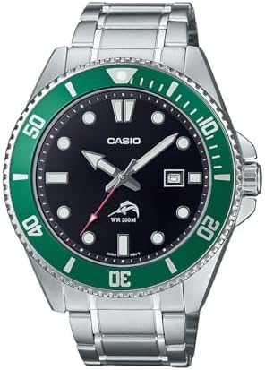 Amazon.com: Casio Classic Diver Stainless Steel Watch Date