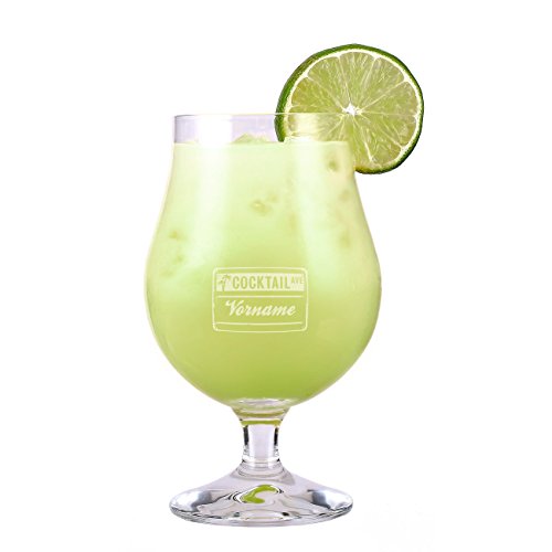 Herz & Heim® Cocktailsglas 400ml graviert mit eigenem Namen