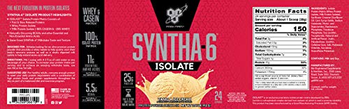 image for BSN SYNTHA-6 Isolate Protein Powder, Whey Protein Isolate, Milk Protei