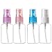 Honbay 4PCS 50ml 1.7oz Portable Refillable Plastic Spray Bottles Empty Makeup Clear Sprayer Bottle with Fine Mist Travel Sized Spray Bottle