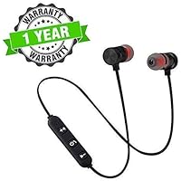 Lizzie Bluetooth Magnetic Headset Sports Wireless Headphones Neckband Bluetooth Earphone Wireless Headset with Mic for Android, Apple Devices