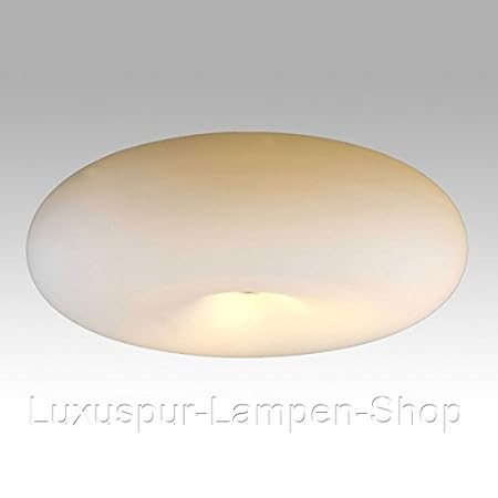 Nepal Round Metal And Glass Ceiling Light In White Amazon Co Uk