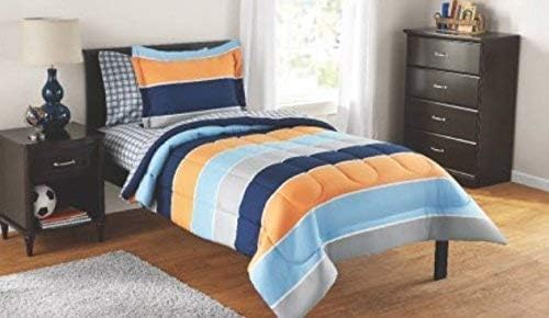 Amazon Com 5 Piece Twin Size Kids Boys Girls Teens Comforter Set