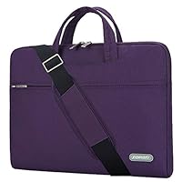YOUPECK 10 10.5 11 11.6 inch Laptop Case, Laptop Shoulder Bag, Waterproof Notebook Sleeve, Carrying Case With Strap for Chromebook Macbook HP Stream Samsung Acer Asus Dell Lenovo Tablet, Purple