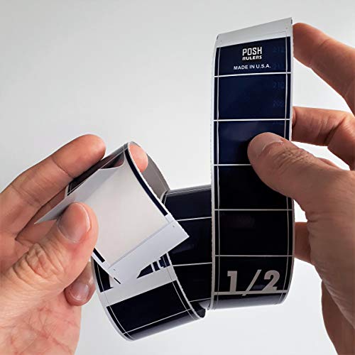 Posh Rulers Height Indicator Tape. Made in USA.