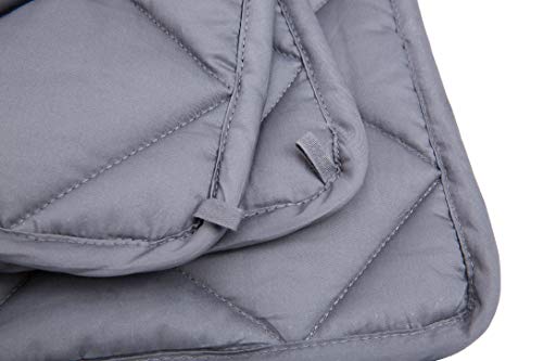 image for Finslep 3.0 Breathable Weighted Blanket | Twill Cotton Pet Blanket | G