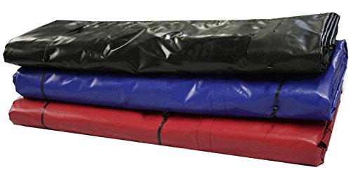 Lightweight 18oz/14oz Lumber Tarp 24x27 (8' Drop) - Black