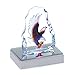 Gifts & Decor Multicolored 4.5 Inch Eagle Crystal Sculpture, Multi Color