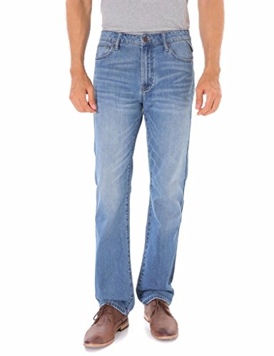 Indigo alpha classic straight fit men s stonewash denim…