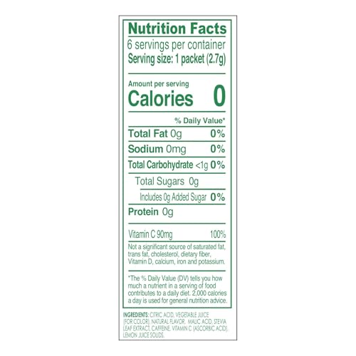 TRUE LEMON ENERGY BLUEBERRY ACAI 6 COUNT