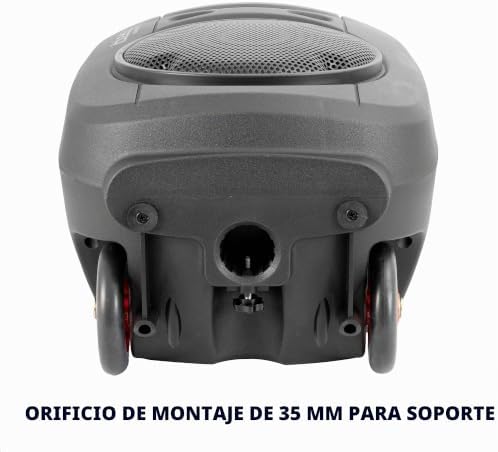 - PORT8UHF-MKII-TWS - coluna portátil MAX 8"/400 W com 1 microfone com fios e 1 microfone UHF, controlo remoto e estojo de transporte - Bluetooth, USB, SD e TWS - 6-8 horas de autonomia