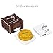 Mugig Rosin for Violin,Viola and Cello, Transparent Yellow Rosin with Exquisite Wooden Box