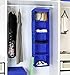 Simple Houseware 5 Shelves Hanging Closet Organizer, Dark Blue