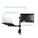 WALI Single LCD Monitor Desk Mount Fully Adjustable Stand with Extra Laptop Tray for One Laptop Notebook up to 17” and One Screen up to 27”, 22 lbs. Weight Capacity (M001LP), Blackthumb 2