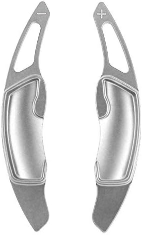 NULLA Steering Wheel Shift Paddle Blade Shifter Extension for Subaru Forester BRZ XV WRX Toyota GT86 Aluminum Accessories (silver)