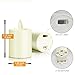 Flameless Flickering Tea Light Candles Ivory 2.1