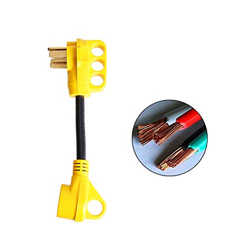 Epicord 12" RV Dogbone Power Adaptors 50A Male to 30A Female 10AWG Cord