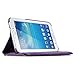 Moonmini 360 Rotation PU Leather Protective Case Cover Pouch for Samsung Galaxy Tab 3 8.0