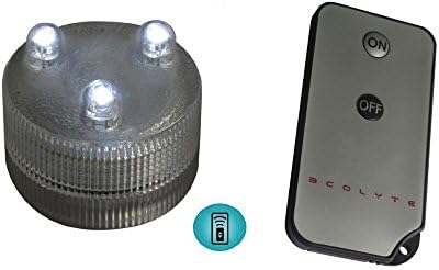 10 Pack Acolyte Sumix 3 White LED Submersible Lights Remote Capable &amp; Included