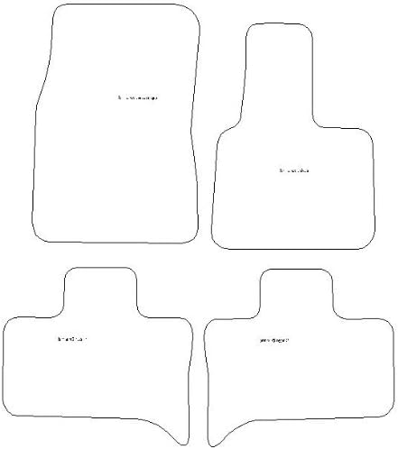 Nottingham Car Mats PREMIER-BLACK-ID84-1UNI Tailored Car Floor Mats Premier