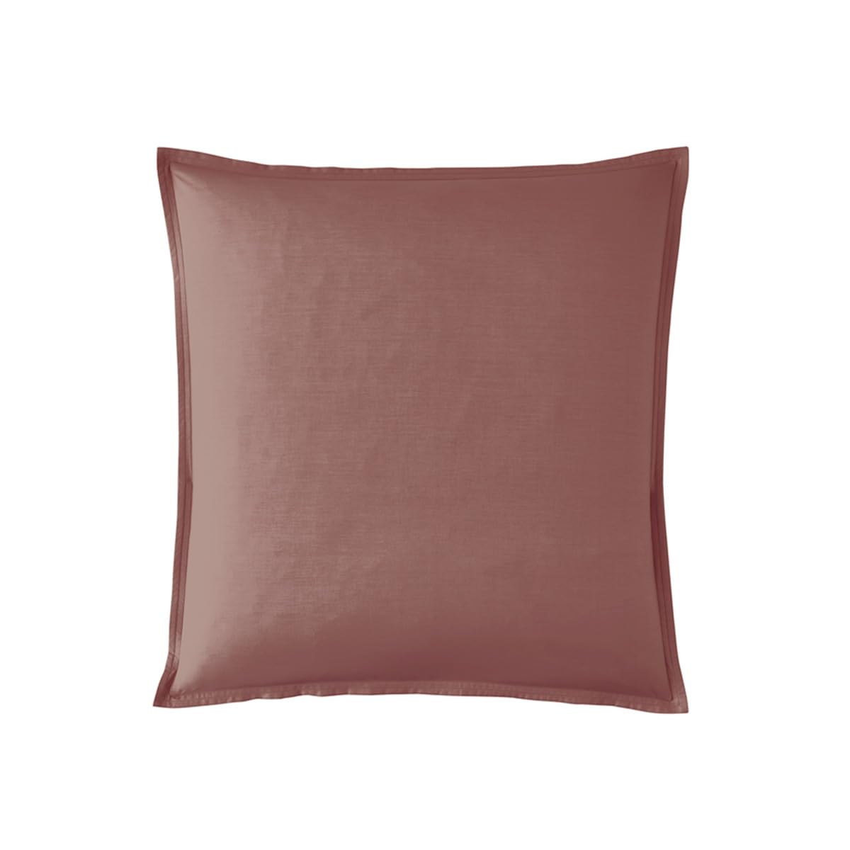 Essix Pillowcase in Cotton Percale Premiere Rosewood 65 x 65 cm