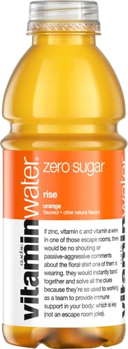 GLACEAU VITAMIN WATER ZERO, RISE ORANGE