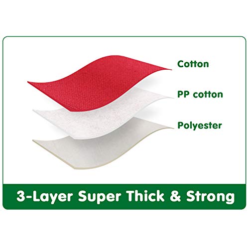 2 Ivenf+Quilted+Christmas+Holiday+Decorations