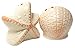 Coastal Life Salt and Pepper Shakers, Seashell Beach Theme Salt Shaker and Pepper Shaker Set, Small for Eternal Summer