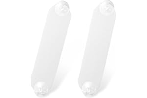 Zehiony 2 PCS Car EZ Pass Holders, HD Non-interference Windshield Sticker Mount, Anti-slip Suction Cup Parking Card Bracket, 