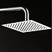 Stainless Steel Shower Head - Rain Style Showerhead, Waterfall Effect, High Polish Chrome, 8-inch Diameter, Ultra Thin