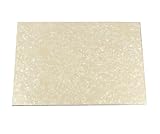 IKN Guitar Bass Pickguard Blank Material Aged Cream Pearl Pickguard Sheet 29x43cm