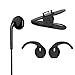 OUCOMI 2 Packs of Wired In Ear Headphones Iphone Headphones with Microphones Black