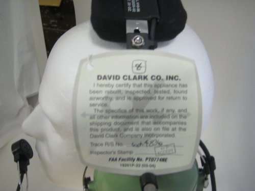 David Clark H10-56 Aviation Helicopter Headset