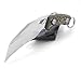MASALONG Ghostly Claw Outdoor Camping Tactical Karambit Martial Claws Knife M121 (White)