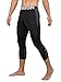 DRSKIN Men’s 3/4 Compression Tight Pants Base Under Layer Running Shorts Warm Cool Dry (CA NP B-G817, M)