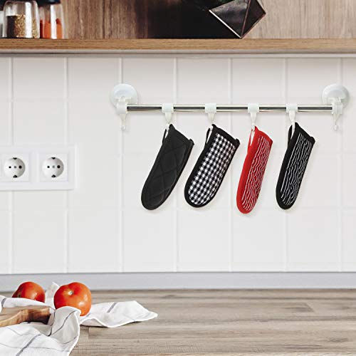 4 Pieces Hot Handle Holders Pan Handle Sleeves Heat Resistant Pan Handle Covers NonSlip Pan