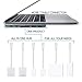 USB Type-C Hub Adapter, Dual USB-C Thunderbolt 3 (40gb/s), 7in1 Multi-Port Dongle for 2016 or later MacBook Pro, 4K HDMI, microSD/SD Card Reader, 2xUSB 3.0,100W Power Delivery (Space Gray)