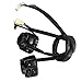 Parts Camp replacement 1 pair Handlebar Control Switches+Wiring Harness For Harley
