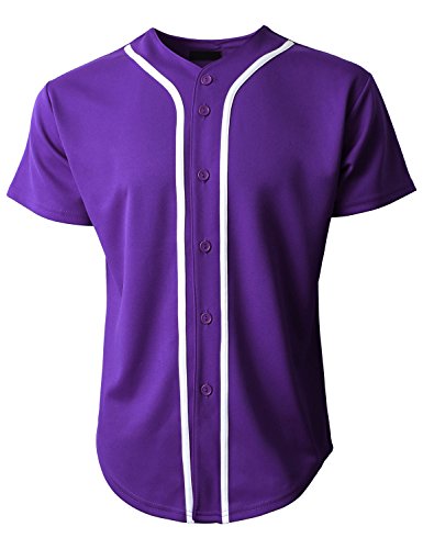 Hat and Beyond KS Mens Baseball Jersey 