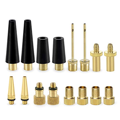 YASI Bicycle Presta Schrader Valve Adaptor, 16PCS