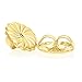 14k Yellow Gold Earring Back Replacement Secure Comfortable Ear Locking Tension Grip Tight Nut (Large)